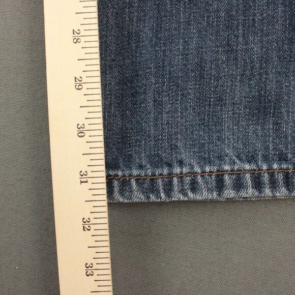 Levi’s 527 Jeans Men’s 33x32 Blue Bootcut Denim Mid Rise Stretch Casual - Picture 6 of 11